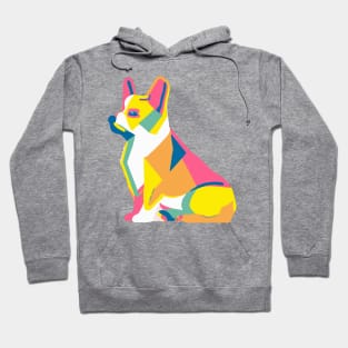 Corgi Pop Art Dog Owner Pembroke Welsh Corgi Kids Girls Boys Hoodie